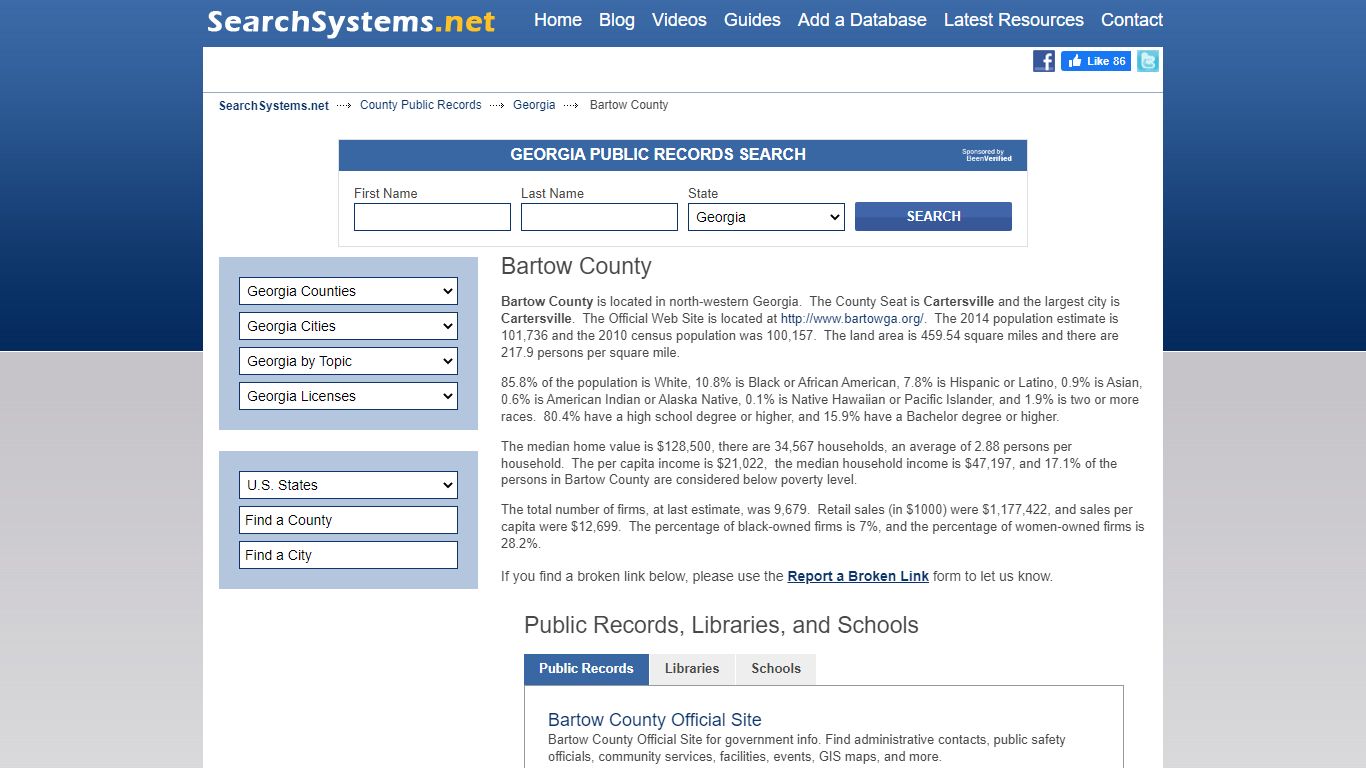 Bartow County Criminal and Public Records
